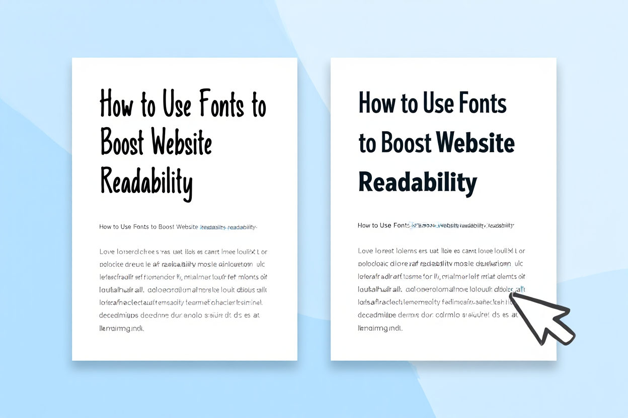 How to Use Fonts to Boost Website Readability
