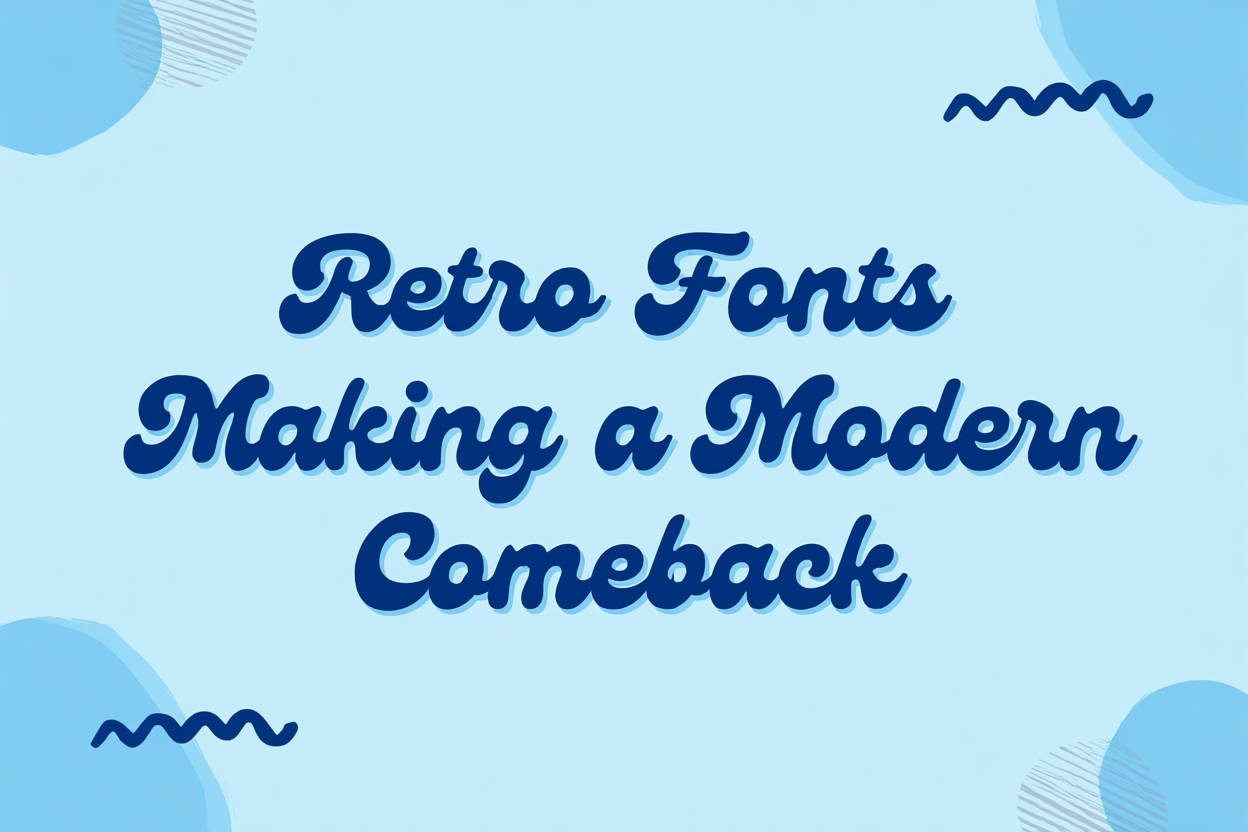 Retro Fonts Making a Modern Comeback