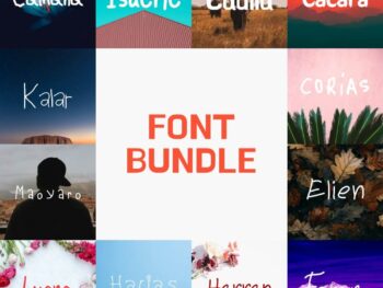 Decor Font Bundle – 12 Handcrafted Typefaces