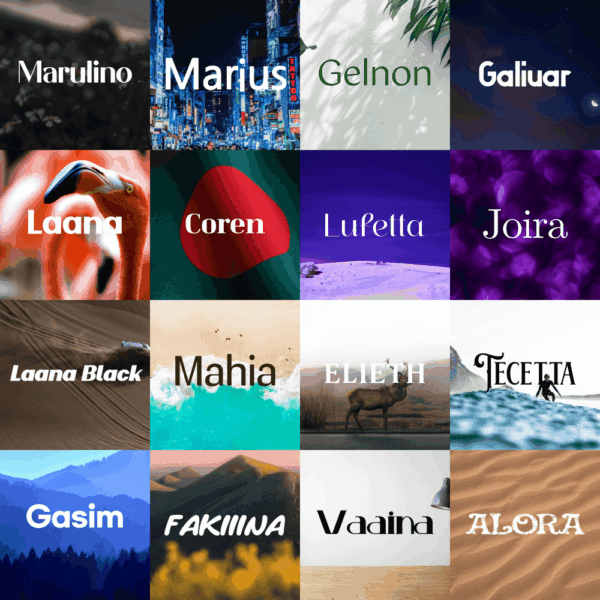 Macuccio Font Bundle – 9 Fonts