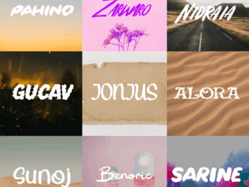 Zarwaro Font Bundle – 9 Fonts
