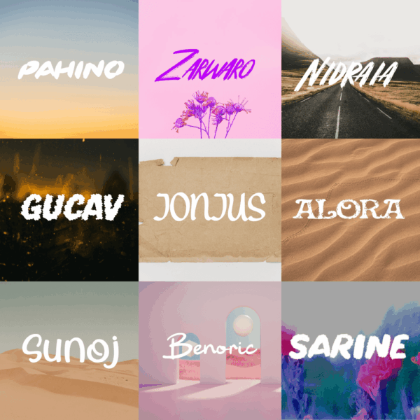 Zarwaro Font Bundle – 9 Fonts