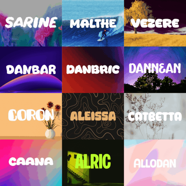 Sarine Font Bundle – 12 Fonts